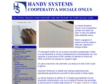 Tablet Screenshot of handysystems.it